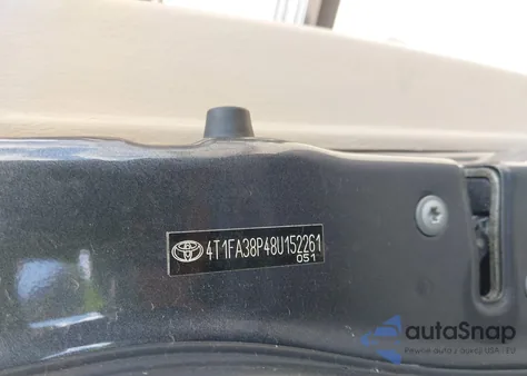 2008 Toyota Camry Solara Sle z USA, uszkodzony, nr VIN 4T1FA38P48U152261